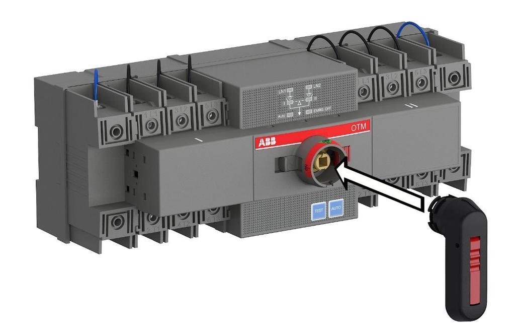 The DIN rail installation mode is as follows: First pry out the latch with an appropriate tool.