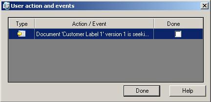 Chapter 2-5 User Guide Step 2 In the File > LABEL ARCHIVE submenu, click Connect. A connection dialog box is displayed. Step 3 Enter the user and password that have been defined for LABEL ARCHIVE.