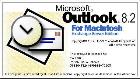 Polson School District Outlook for Macintosh User Manual Table of Contents-(Using the hand tool click on a topic. Click section headings to return to table of contents.) E-mail Login.