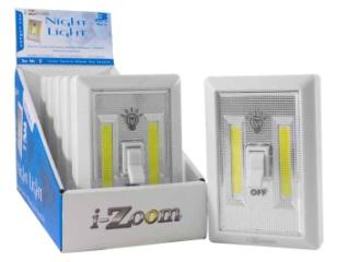 25"H x 4"W x 10"D) 035-01279 i-zoom Portable Magnetic Light Bulb 200 Lumens, Easy to Mount, Easy to Use.