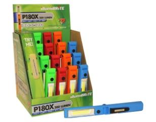 Magnetic Clip, Indoor & Outdoor Use, Pivots 180 Degrees, Requires 3 AAA Batteries (Included). (Displayed Dimensions: 11.