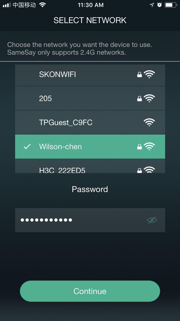 on-screen instructions and have your network password ready.