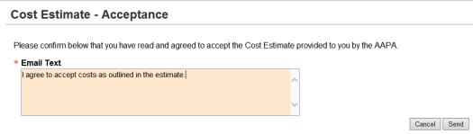 If actual costs vary significantly from the estimate the applicant will be contacted about adjusting the estimate before works continue.