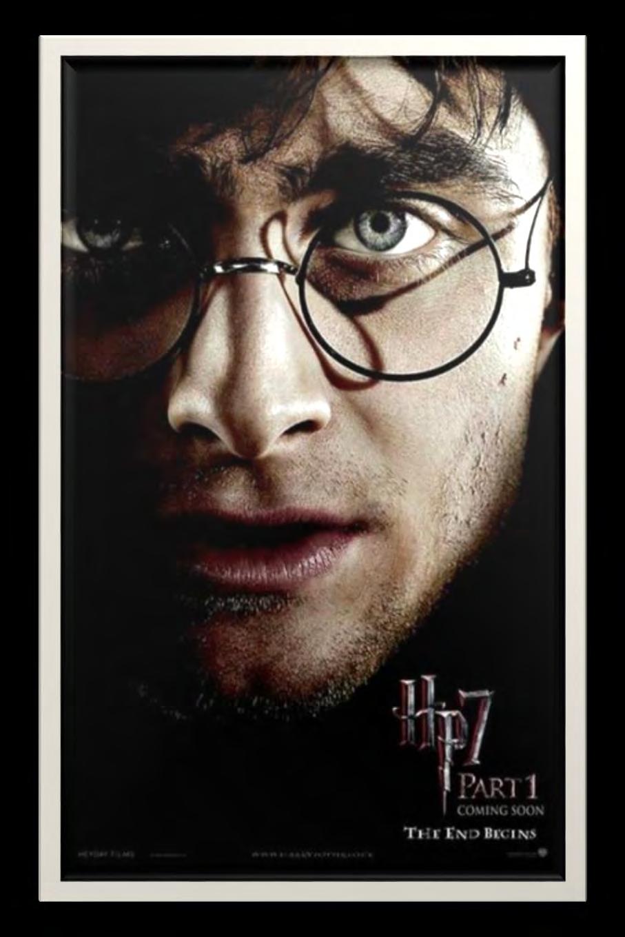 The Teaser Poster 1 This poster shows the picture of Harry Potter; it will be instantly recognised by fans of the genre.