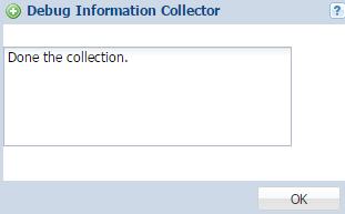 6.1.2 Test the Result 1 When the collection finished, a pop-up window shows Done the collection.