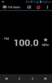 Radio Options Add Favorite Radio Stations Scan FM Radio as