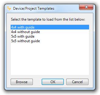 Creating a New Document Using Templates After selecting 'Create new document from template' on the Quickstart menu, SymPrint will load a selection of available templates for you to choose from.