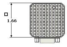4. MECHANICAL SPECIFICATIONS Dimensions A. DB-9 connector for I/O, Power and Communication B. Motor Shaft Length: standard length is 0.94.