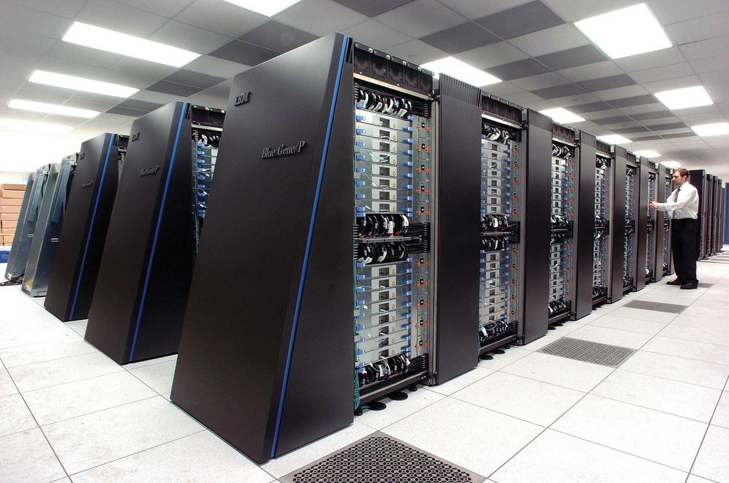 Supercomputers are cluster systems: High-speed networks