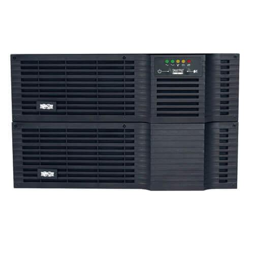 network communication card options Expandable runtime, 8 singleoutlet switched output load banks NEMA L6-30P input, 10 5-15R, Description Tripp Lite's line-interactive SM5000RT3UTAA UPS System is