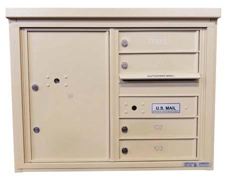 STD-4C Mailboxes Interlocking,