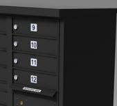 Note: All OPL parcel locker compartments are 9-5/8 H x W Type V Double High Tenant Compartment 6-/ H x W Type I, II, III, VI Tenant Compartment 3 H x W Type IV Tenant Compartment 4-3/4 H x W Whether