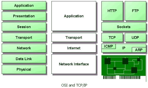 OSI and the TCP/IP Suite Source: