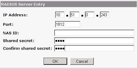 11. RADIUS Server entry will automatically come in the RADIUS Server List section. 12.
