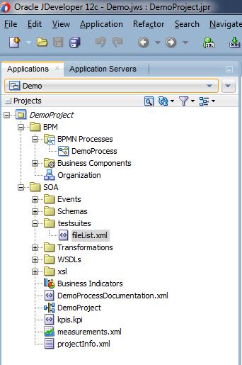 Navigator tab. Currently the Application Navigator tab is selected by default.