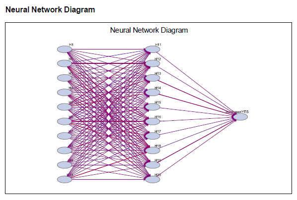 Example 75 The following is an example of a neural network diagram. g. Return to the SAS Factory Miner application by clicking its browser window. 11. Download the score code for a segment.
