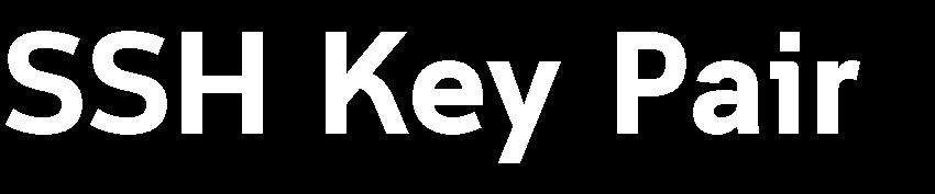 The SSH Key Pair menu is where you can Generate or Upload a SSH key