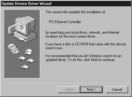 2. Setup 5. When The Update Device Driver Wizard Window Appears a.
