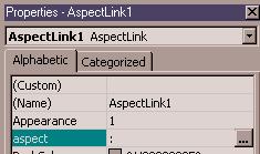 Special Elements Appendix A Standard Building Blocks Special Elements Aspect Link The Aspect Link can be placed in a graphic display and used to open another aspect.
