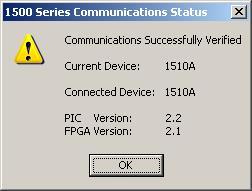 After changing the communications port, exit the program and then restart it.