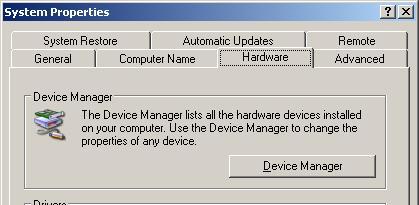 Click Start-Settings-Control Panel and double click the System icon.