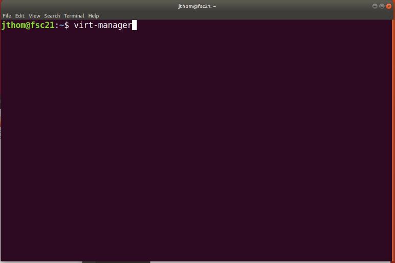 Open a terminal on your host machine by pressing control alt t. The terminal is a tool that allows you to interact directly with your Linux operating system.