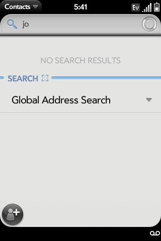 Find a Contact / Search Using Remote Lookup If you open Contacts and begin typing, matching names from the contact list appear as you type. In addition, if an LDAP server is defined in GO!