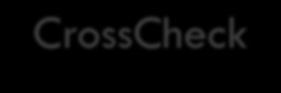 CrossCheck Editor Main Menu> Manuscript >