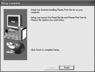 clients install only the default of Planex PS Port