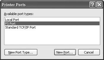 Double-click the newly created Printer Name icon. 12. Select Printer and Properties. 13. Click Details tab and select Add Port. 14.