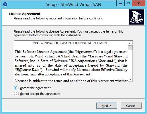 Installing and Configuring StarWind Virtual SAN Download the StarWind setup executable file from StarWind website: https://www.starwind.