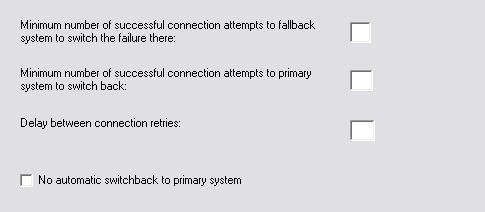 Configuration Manager Failover You are not required to enter values here if you are operating your opticlient Attendant on a communication platform without fallback connection.