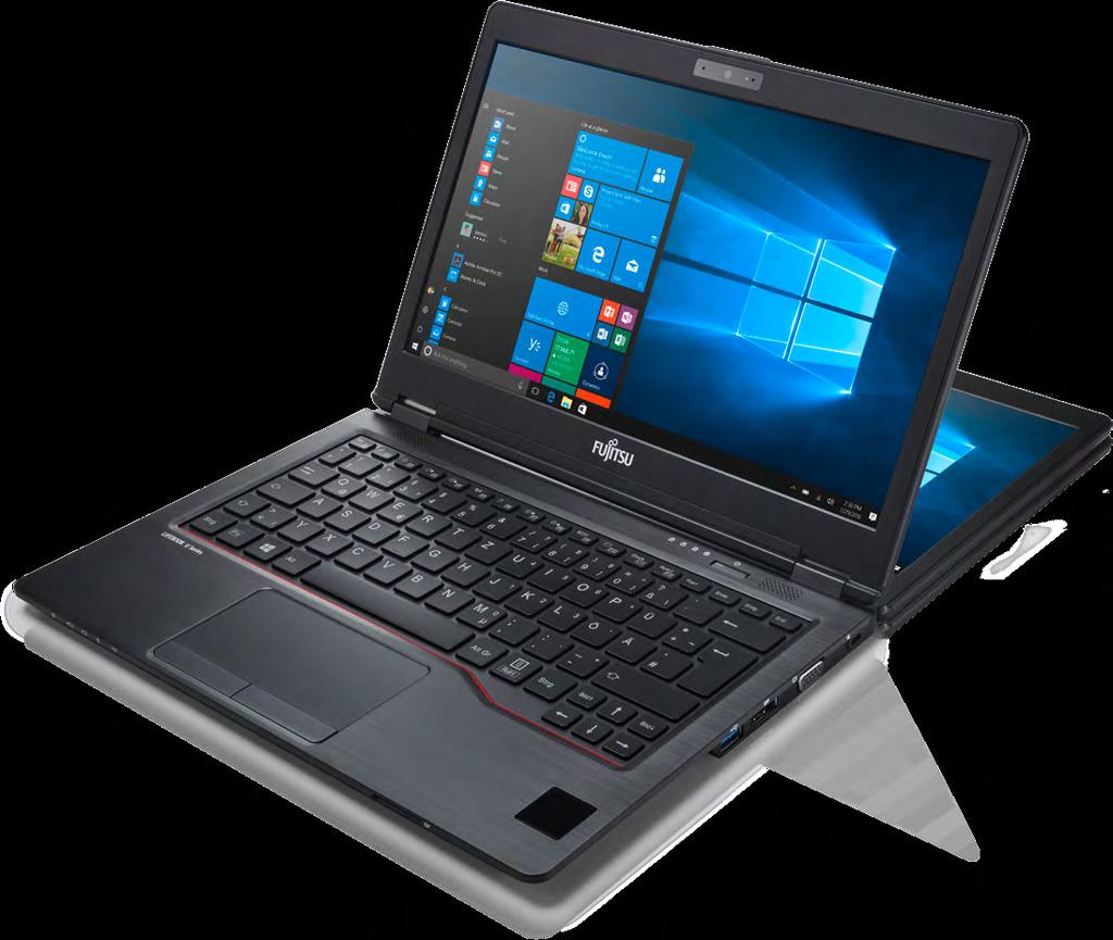LIFEBOOK U7 Standout Benefits Anti-Glare Displays Anti-glare HD, FHD or optional FHD touch display Hinge Design Aluminum-caged hinges to better
