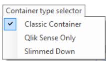 QDF Deploy Tool Containers are created using the QDF Deploy tool available for download on Qlik community.