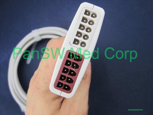 EKG-10010Z EKG-10010C EKG-10010K 22341 808 Integrated ECG cable, 10 leads, clips end, AHA/AAMI color coding Trunk cable, IEC