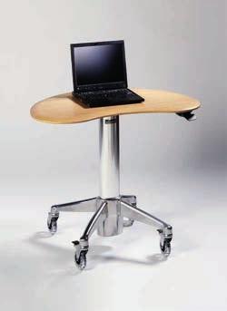 6204 Compact rectangular workstation designed for smaller work areas.