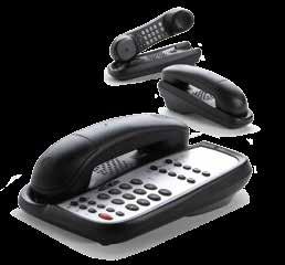 8 GHz (Series AC8100/AC8200) 5 or 10 guest service keys, speakerphone 5 or 10 guest service keys, speakerphone RediDock: Available in