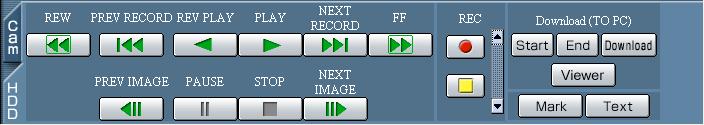 Playback point operation area q w e q Indicates the start time and the end time of a download. (Refer to page 61.) w e [GO TO DATE] button Indicates the time and date of a marked point.