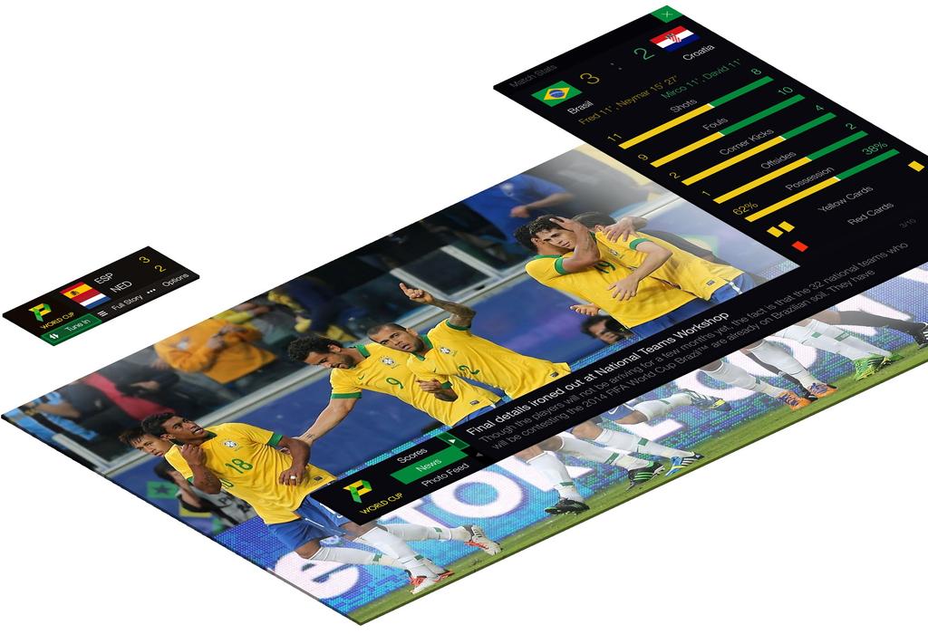 Pixie World Cup - Smart TV App Built based on Pixie