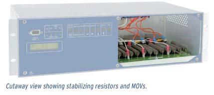 stabilizing resistor and produces high secondary voltages Voltage magnitude limited by MOV LOR a contacts required across high