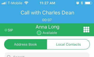 Decline - Sends the caller to your iphone s voice mail. 9.3 Multiple Call Sessions It is possible to handle up to four simultaneous calls.