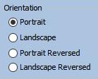 Define the orientation among the four options: Confirm by clicking on or deny by clicking on. 10.