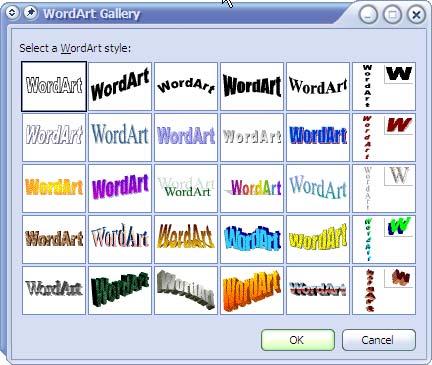 Tip Exercise 1. Like all good things, WordArt is most effective when it s not used too much. Don t use it too many times in the one document.
