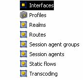You must have one default network interface for your physical interface. To configure network interfaces: 1. Click Interfaces in the Net-Net EMS navigation pane.