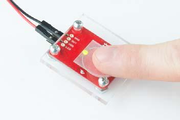 Breakout Board One advantage of capacitive touch boards is their ability to be mounted to panels and detect touch through thin plastic, cardboard,
