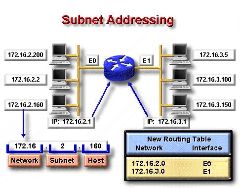From an addressing standpoint, subnets are an extension of a network number.