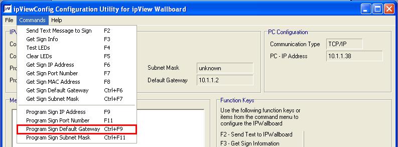 check the communication IP address and the IP address of the PC). 11.