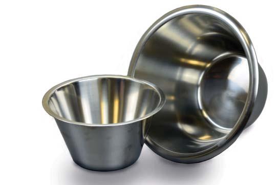 Bowls Crevice free design Polished finish Range of sizes 304 Stainless Steel New