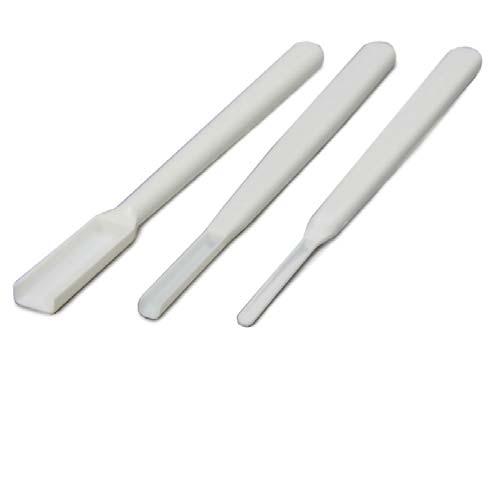 Disposable Sample Spoons Ideal for dispensing and sampling small quantities Pre-Sterilised Moulded & Packed in a Cleanroom Individually Bagged, 100 per Box Made from FDA & EU 10/2011 Conforming