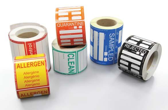 Process Labels Process Labels are designed to help prevent errors during the manufacturing process.